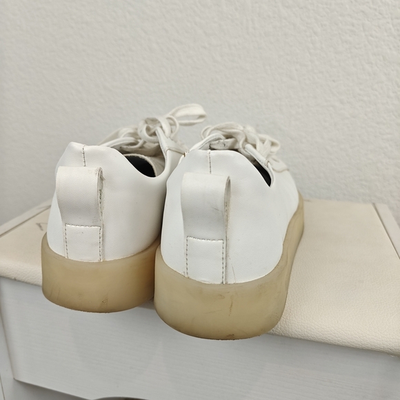 Essentials Fear Of God White Leather Sneakers Size 37, 6-6.5 Women's - Picture 10 of 16